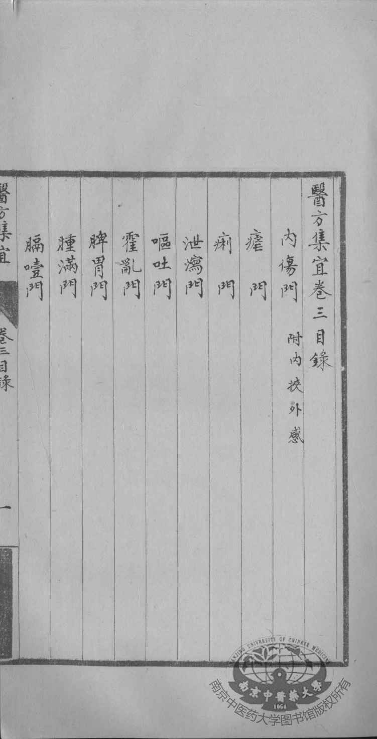 医方集宜  卷3